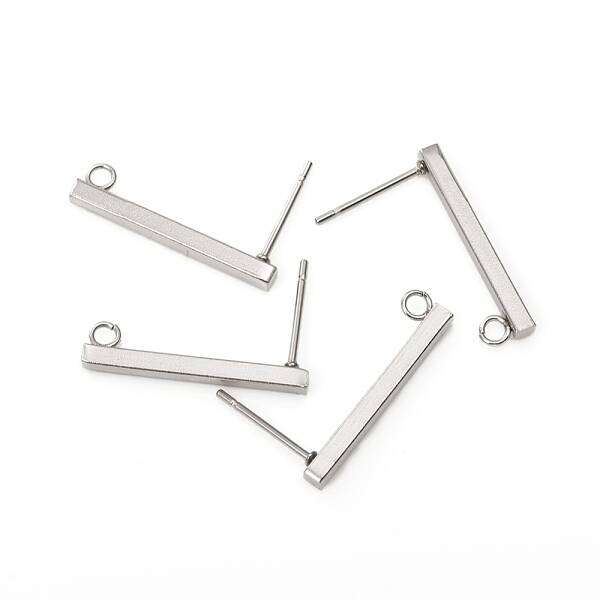 Tarnish Resistant 304 Stainless Steel Stud Earring Findings