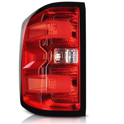 YITAMOTOR® 2014-2018 Chevy Silverado 1500 Driver Side Red Style Tail Brake Lamps Taillights Assembly