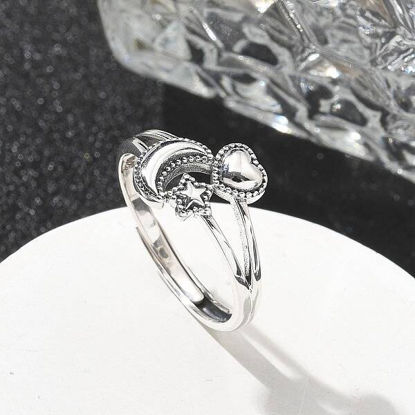 Sterling Silver Adjustable Rings for Women