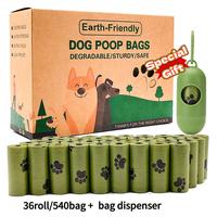 210pcs/540pcs Dog Poop Bags, Portable Pet Waste Bag Filling Rolls, Thickened Leak Proof, Pet Waste Disposal Bags, High-Qualit...