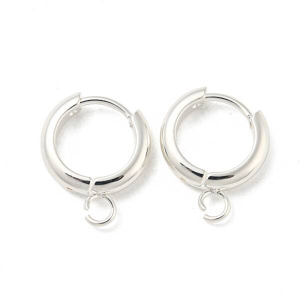 201 Stainless Steel Huggie Hoop Earring Findings