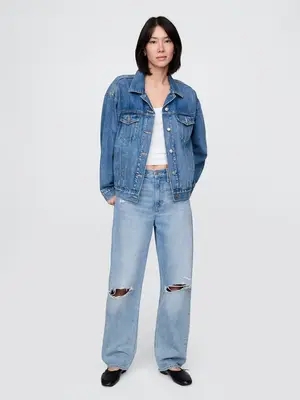 Gap Women's High Rise Barrel Jeans