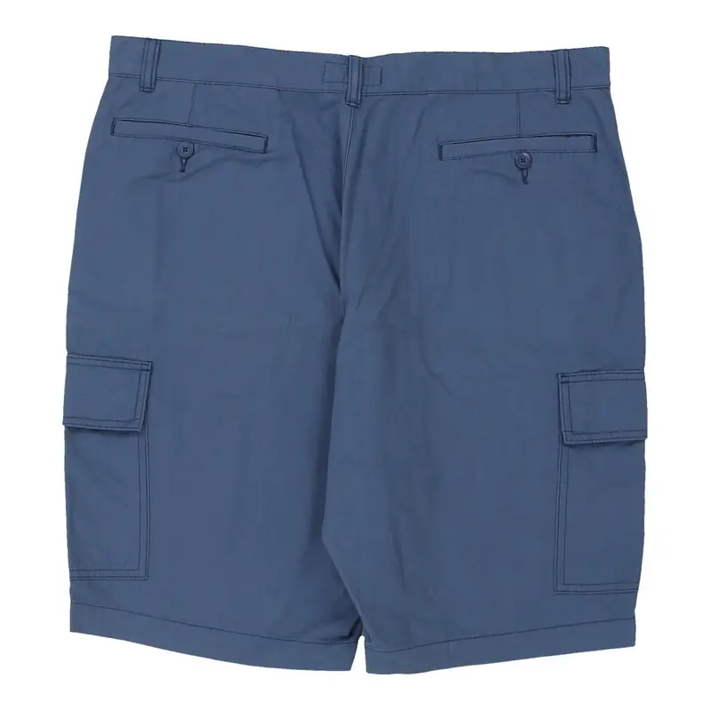 Sea Barrier Cargo Shorts - 38W 12L Blue Cotton