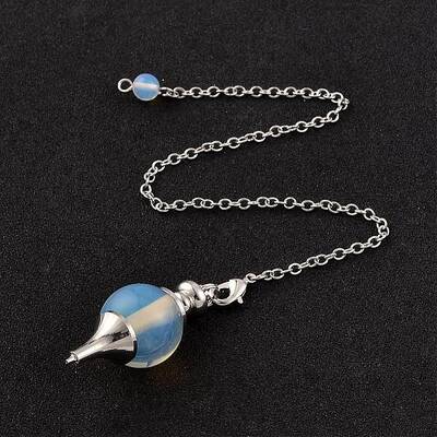 Opalite Sphere Dowsing Pendulums