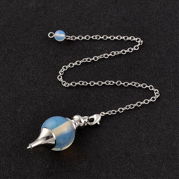 Opalite Sphere Dowsing Pendulums