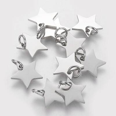 Tarnish Resistant 304 Stainless Steel Charms
