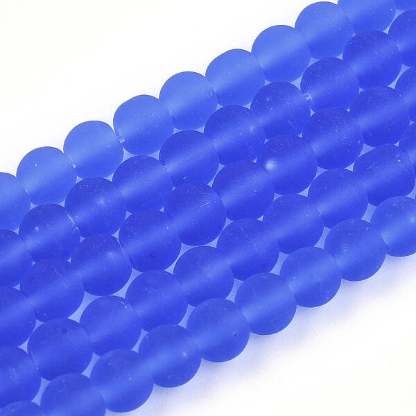 Transparent Glass Beads Strands