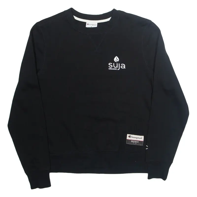 CHAMPION Suja Organic Juice Mens Sweatshirt Black S