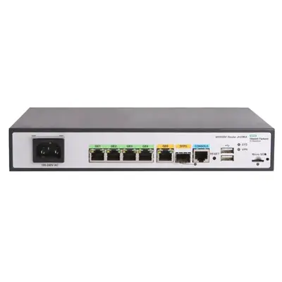 JH296A#ABA HP MSR95x MSR954 4 x Ports 1000Base-T LAN + 1 x Port RJ-45 WAN 1Gb/s IEEE 802.11b/g/n 2.4GHz 1U Rack-mountable Rou...