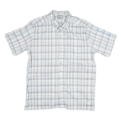 SALOMON Mens Shirt Blue Check XL