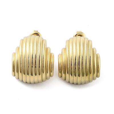Ion Plating(IP) 304 Stainless Steel Stud Earrings