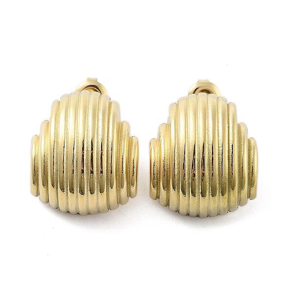 Ion Plating(IP) 304 Stainless Steel Stud Earrings