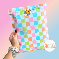 Spring Checkered Poly Mailer