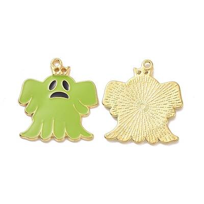 Halloween Theme Rack Plating Alloy Enamel Pendants