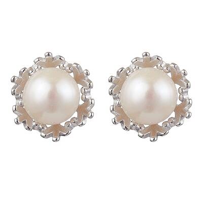 Natural Pearl Ear Studs