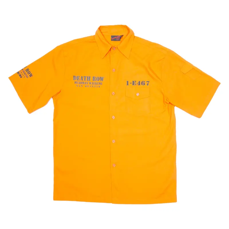 JAWBREAKER Death Row Mens Plain Shirt Orange XL