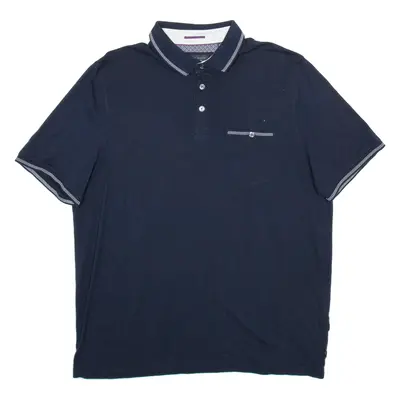 TED BAKER Mens Polo Shirt Blue XL