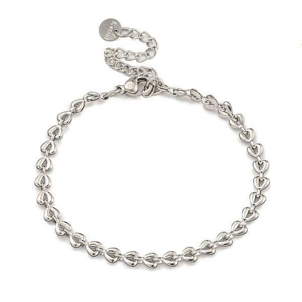 304 Stainless Steel Link Chain Bracelets for Women