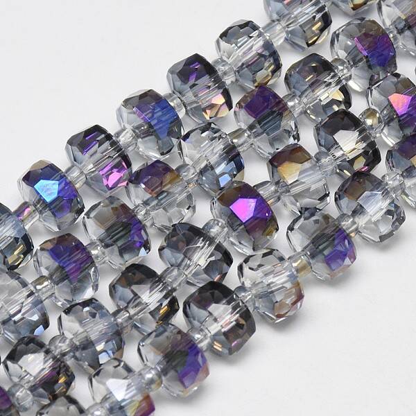 Electroplate Glass Beads Strands