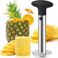 Pineapple Corer and Slicer Tool - Sharp Pineapple Cutter with Serrated Tips - Easy to Use and Clean - Stainless Steel Core Re...