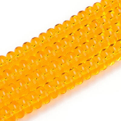 Transparent Glass Beads Strands