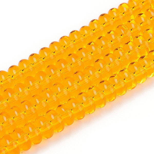 Transparent Glass Beads Strands