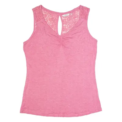 FAT FACE Womens Vest Pink Sleeveless L