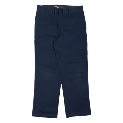 DICKIES Chino Mens Trousers Blue Regular Straight W34 L30
