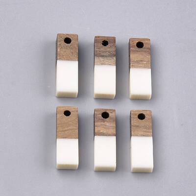 Resin & Walnut Wood Pendants