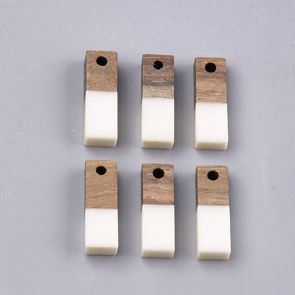 Resin & Walnut Wood Pendants
