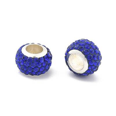 Rondelle Polymer Clay European Beads