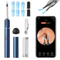 2025 Upgrade S8 Silicone Ear Wax Removal with Camera, Portable 360° Wide-Angle Ear Cleaner, Type-C Rechargeable, Waterproof ...