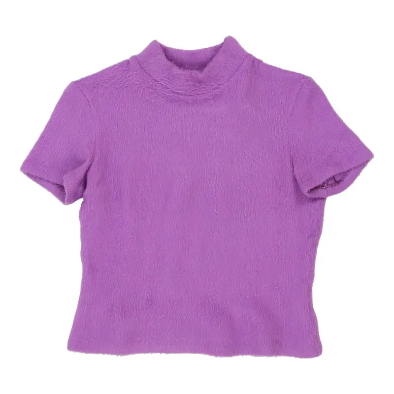 Versace Jeans Couture Top - Medium Purple Acrylic | Size: medium