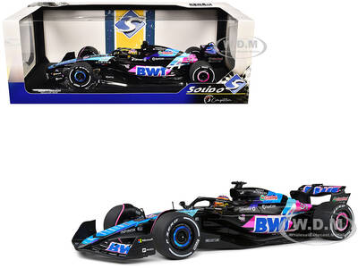 Alpine A524 #31 Esteban Ocon BWT Formula One F1 Miami GP (2024) Competition Series 1/18 Diecast Model Car by Solido