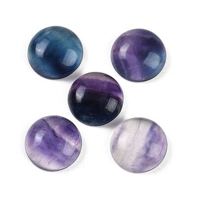 Natural Colorful Fluorite Cabochons