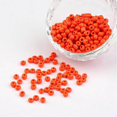 6/0 Opaque Colours Round Glass Seed Beads