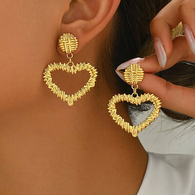 Elegant Stainless Steel Stud Earrings