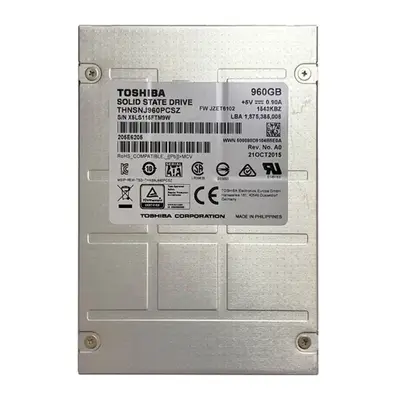 Toshiba THNSNJ960PCSZ | HK3R2 Series 960GB Multi-Level Cell SATA 6Gb/s Read Intensive 2.5-Inch Solid State Drive