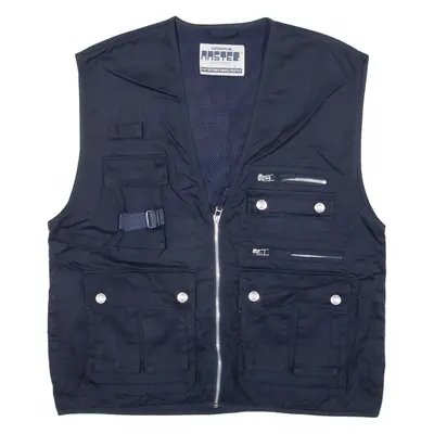 ORIGINAL MASTER SPORTSWEAR Utility Mens Gilet Blue L