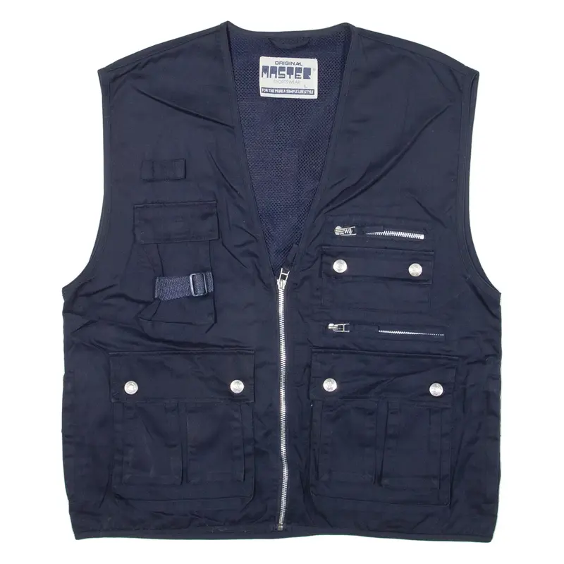 ORIGINAL MASTER SPORTSWEAR Utility Mens Gilet Blue L