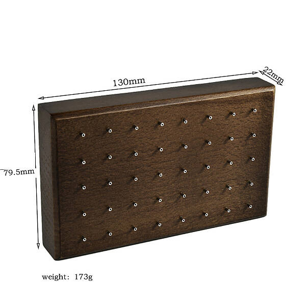 Wooden Earrings Storage Rack