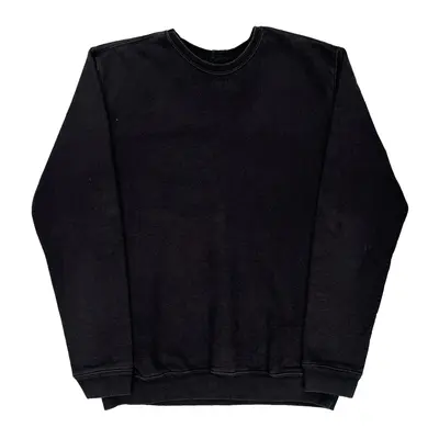Carhartt Sweatshirt - Medium Black Cotton Blend