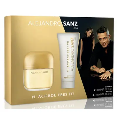 Alejandro Sanz Mi Acorde Eres Tu Eau De Toilette Spray Set 100 ml 2 pieces
