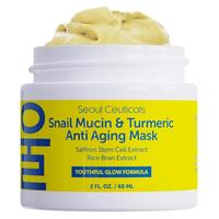 Snail Mucin & Turmeric Anti Aging Mask Skincare Face Mask Korean Skin Repair & Comfort