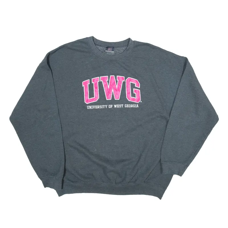 MV SPORT UWG University of West Georgia USA Sweatshirt Grey Womens XL