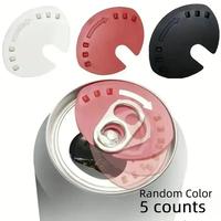 Random Color Can Cap, 5 Counts Reusable Spill-proof Beverage Lid for Soda, Beer, Juice, Drinkware Accessories for Home Kitche...