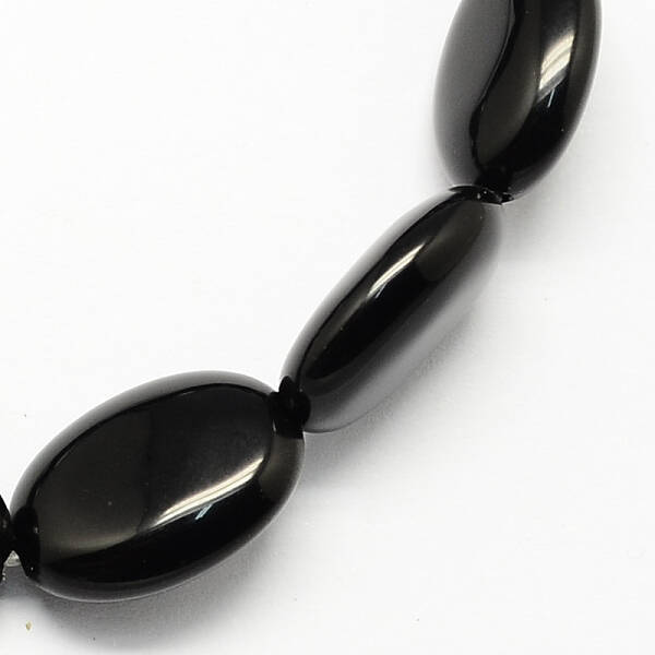 Natural Black Onyx Beads Strands