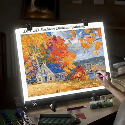 USB Powered Copy Board, 3 Levels Brightness Tracing Board, LED High Transmittance Drawing Board for Painting Sketching Animat...