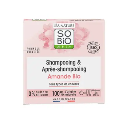 LÉa nature so bio étic 2in1 Solid Shampoo and Conditioner with Almond 65 g