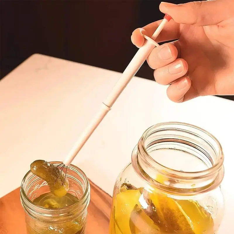 Multifunctional Pickled Pepper Picker, 1 Count Reusable Vegetable Olive Picker, Durable Grabber Tool For Kitchen